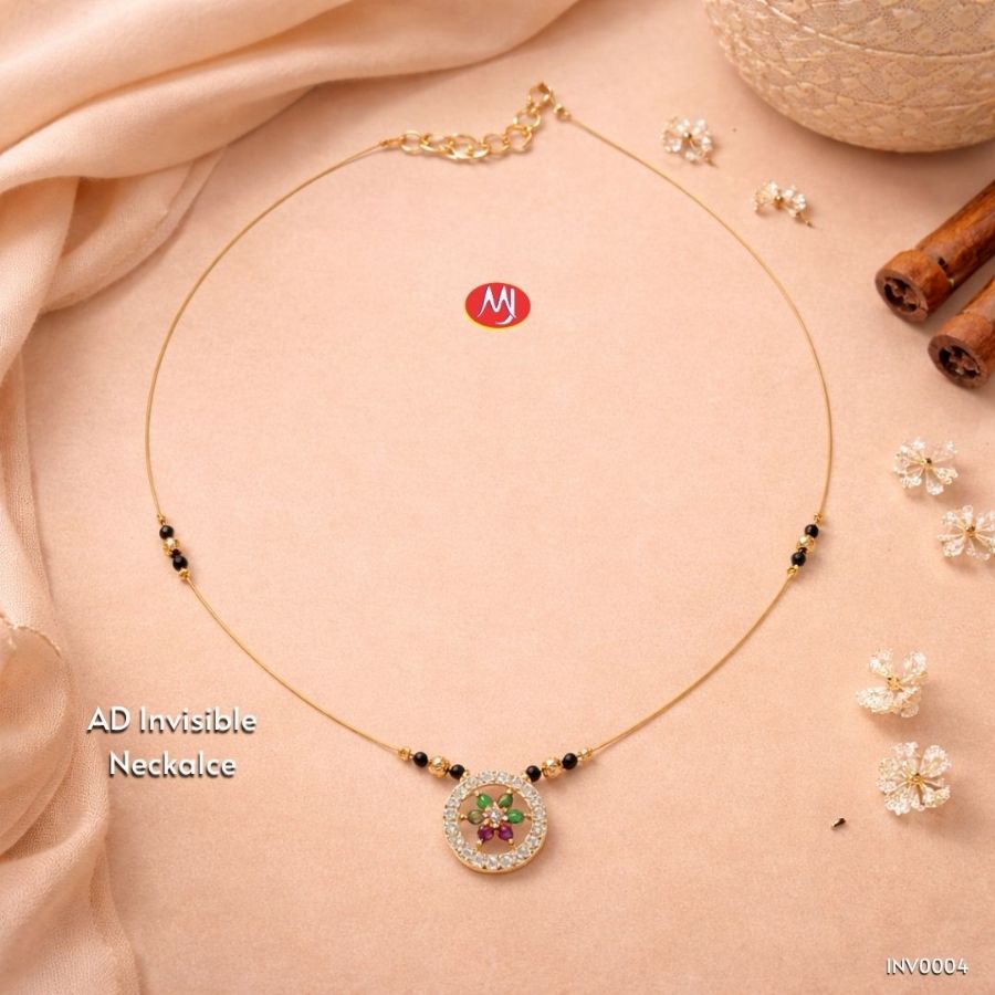 mangalsutra, invisible mangalsutra, ad mangalsutra, floral mangalsutra, daily wear jewellery